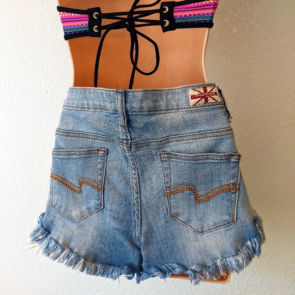 *Denim Cut Off Shorts by Machine- Size S/M - Picture 4 of 6
